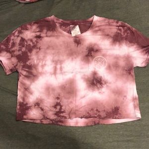 Sand Cloud cropped acid wash shirt